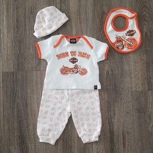 Baby Harley Davidson Outfit